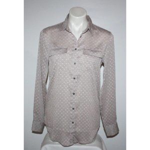 BANANA REPUBLIC Women's Beige Blouse Top Size S